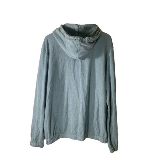 Madewell Large Blue Terry Towel Hoodie - Picture 7 of 8